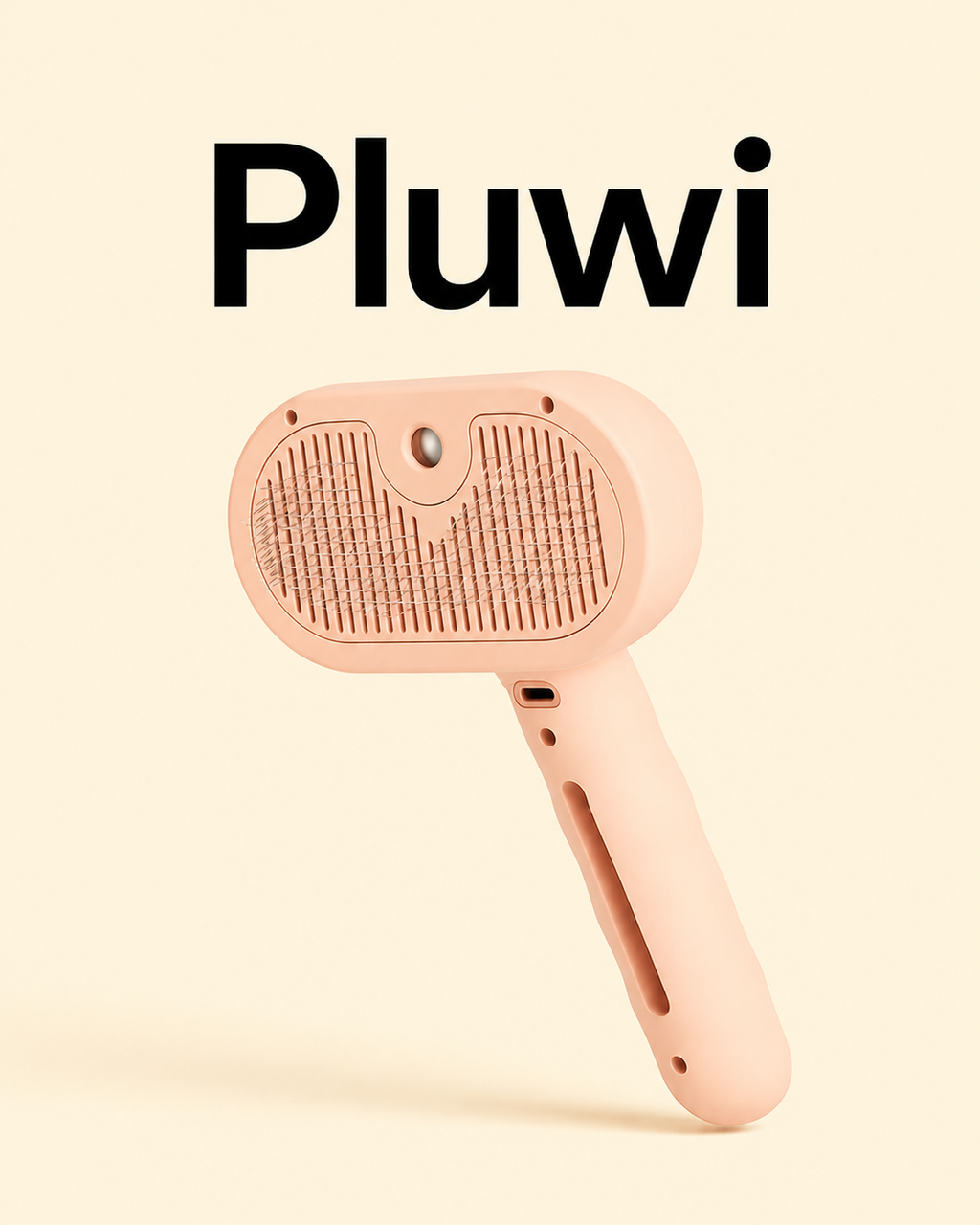 PLUWI - Cepillo Pulverizador para Mascotas